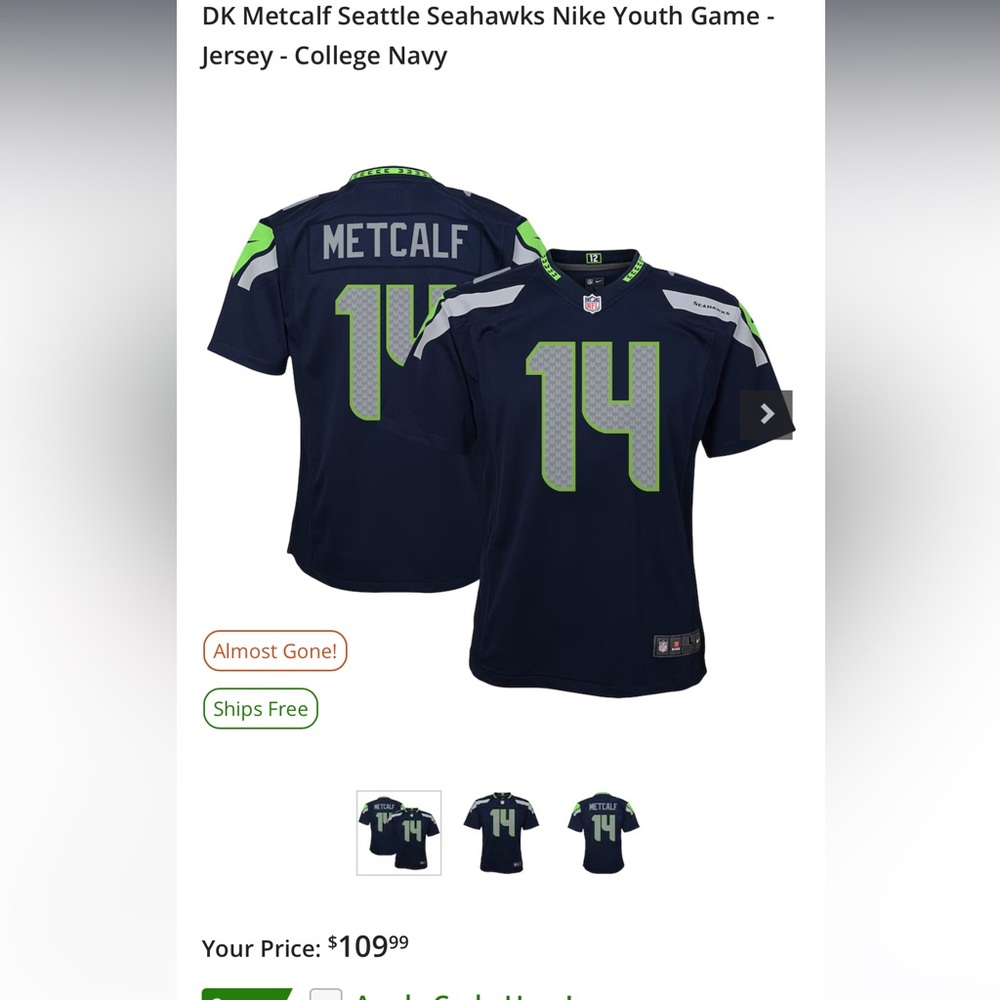 DK Metcalf Seattle Seahawks